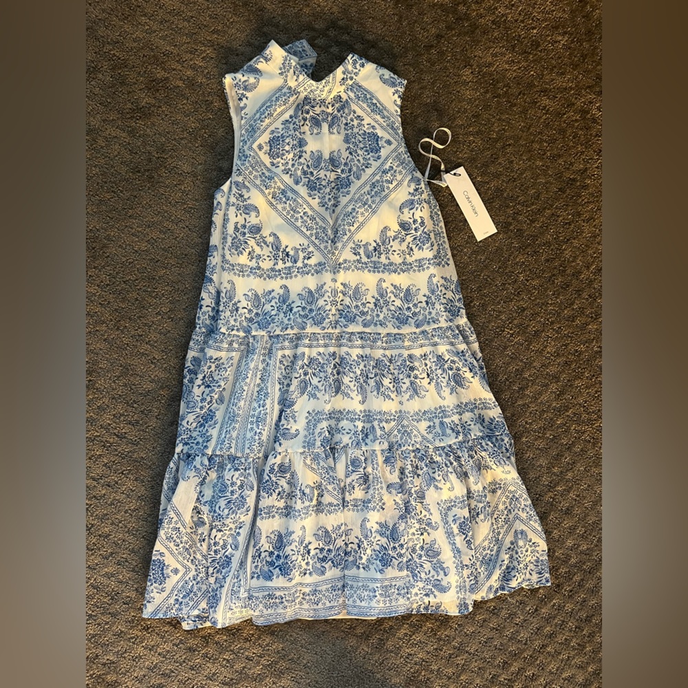Floral Calvin Klein summer dress